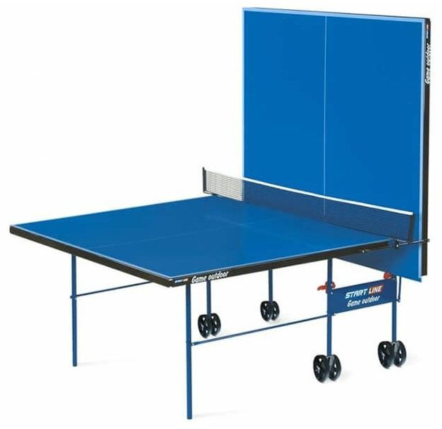 Теннисный стол Start Line Game Outdoor с сеткой синий купить,NaN