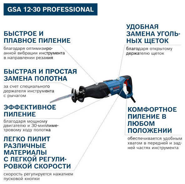 Система Bosch Professional, электроножовка GSA 12-30, 06016C7000 - ForteMarket Система Bosch Professional, электроножовка GSA 12-30, 06016C7000 купить,85760