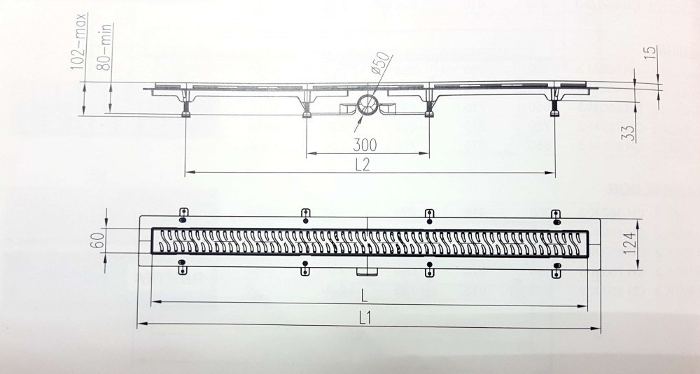 MCH трап CH750/50D1 (6 х 75 см) купить,82200