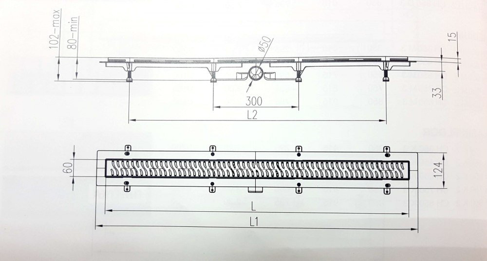 MCH трап CH750/50D1 (6 х 75 см) купить,82200