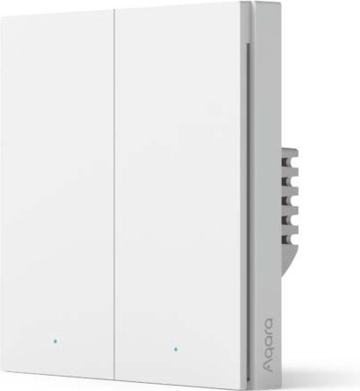 Aqara WS-EUK04 Умный настенный выключатель H1 EU(с нейтралью, 2 клавиши) купить,21762