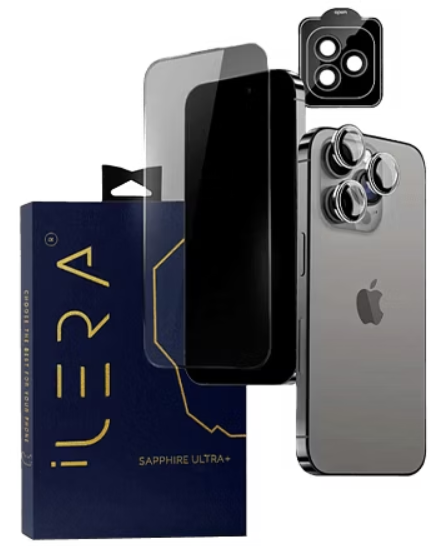 Защитное стекло iLera Premium Sapphire Ultra для iPhone 16 Plus ILSPDL16PL купить,NaN