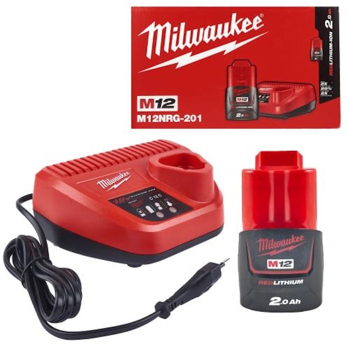 Аккумулятор Milwaukee 4933451900 Li-Ion 12 В 2 Ач 2 шт купить,NaN