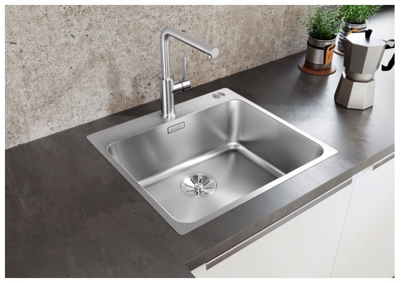 Кухонная мойка Blanco Solis 500-IF-A 50х50х18.5 см, нержавеющая сталь, тон серебристый купить,326760