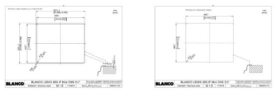 Кухонная мойка Blanco Lemis 45 S-IF 60.5х50х20.5 см, нержавеющая сталь, тон серебристый купить,NaN