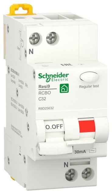 Дифференциальный автомат Schneider Electric C 32 30 мА класс AC
