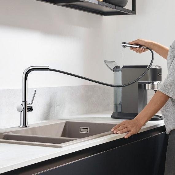 Смеситель для кухни Hansgrohe Talis M54 72808000, латунь, цвет хром