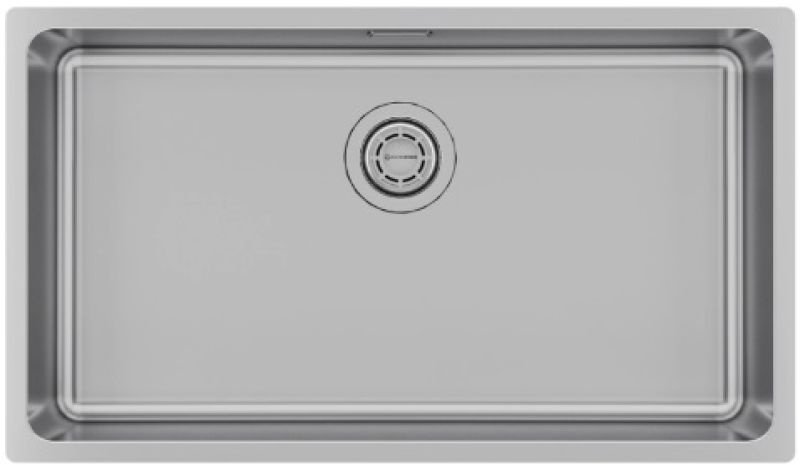 Кухонная мойка KuchenStern MULTI 80 AISI 304/R25 76х44х22 см, нержавеющая сталь, тон серебристый металлик купить,194402