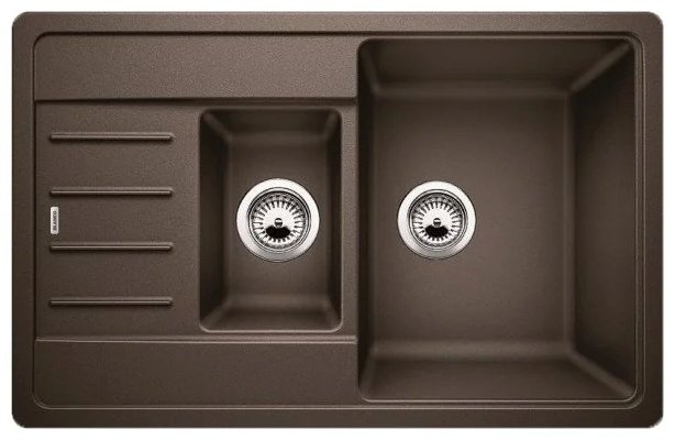 Кухонная мойка Blanco Legra 6S Compact 78х50х19 см, искусственный гранит, тон кофе купить,223357