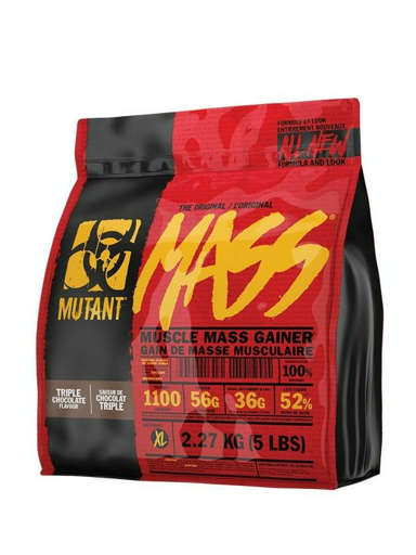 Гейнер Mutant Mass шоколад 5 lbs 2270гр