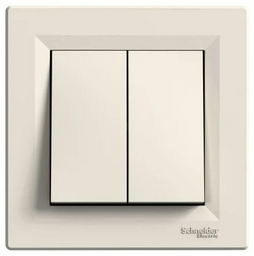 Выключатель клавишный Schneider Electric EPH0600123, кремовый