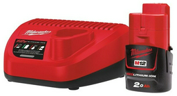 Аккумулятор Milwaukee 4933451900 Li-Ion 12 В 2 Ач 2 шт