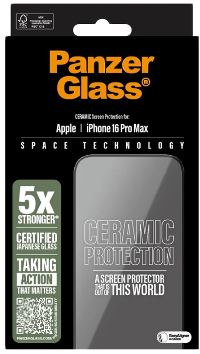 Защитное стекло PanzerGlass Ceramic Screen Protector для iPhone 16 Pro Max PG_2856 купить,NaN