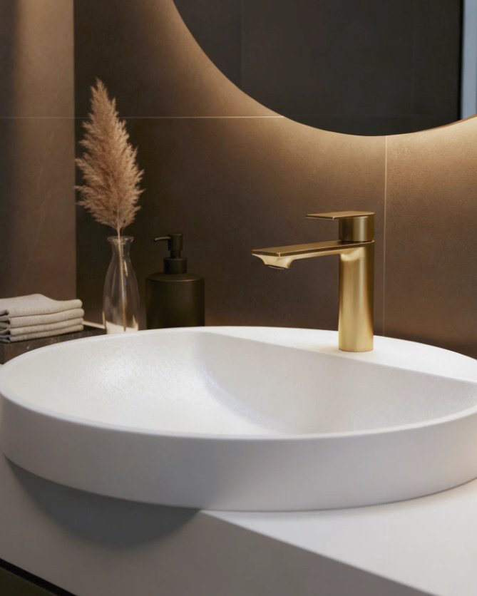 Смеситель ESKO White House ESKO Ekaterinburg EK26Gold, нержавеющая сталь, цвет золотой купить,NaN