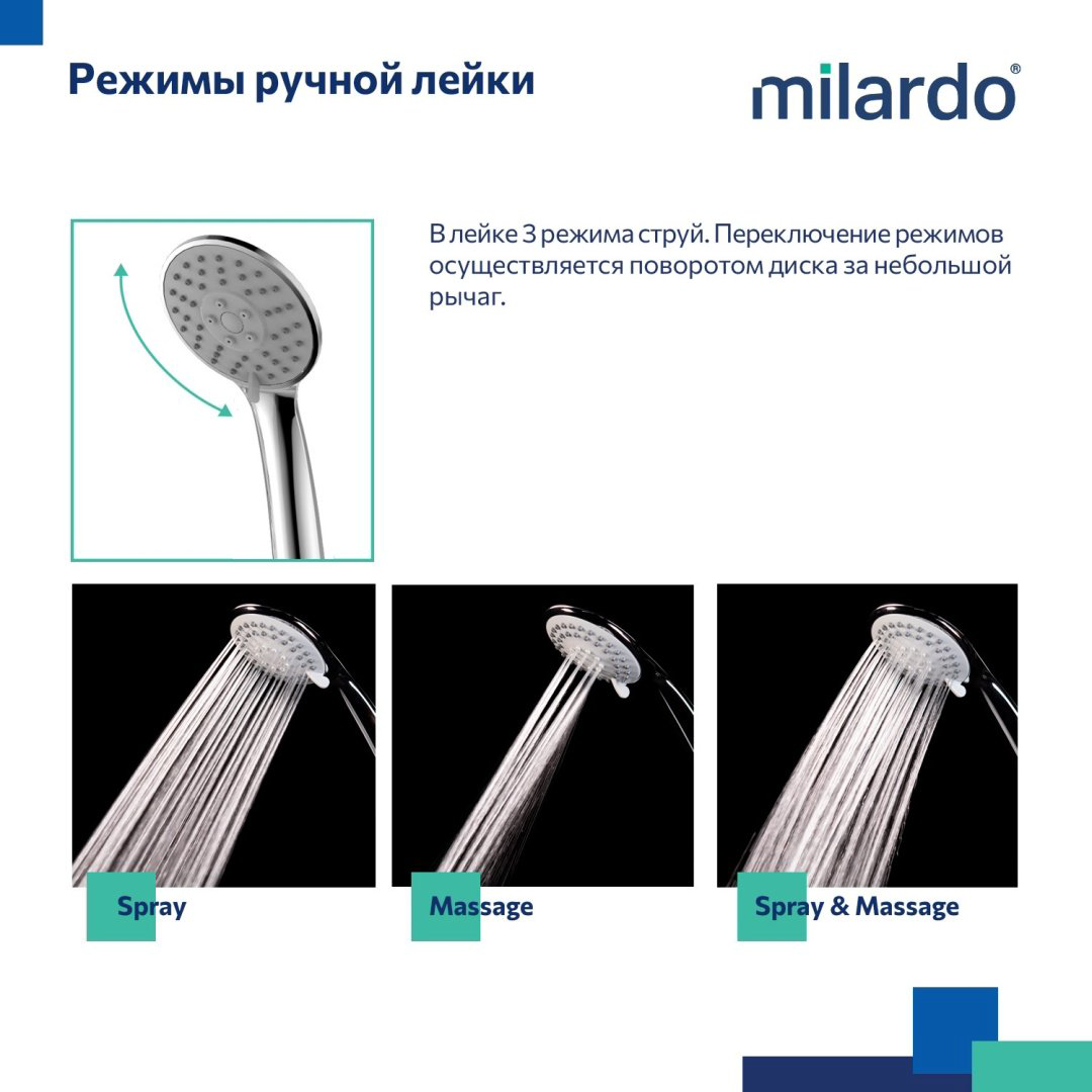 Смеситель для ванны Milardo Atlantic ATLSBLCM10, латунь, цвет хром купить,49900