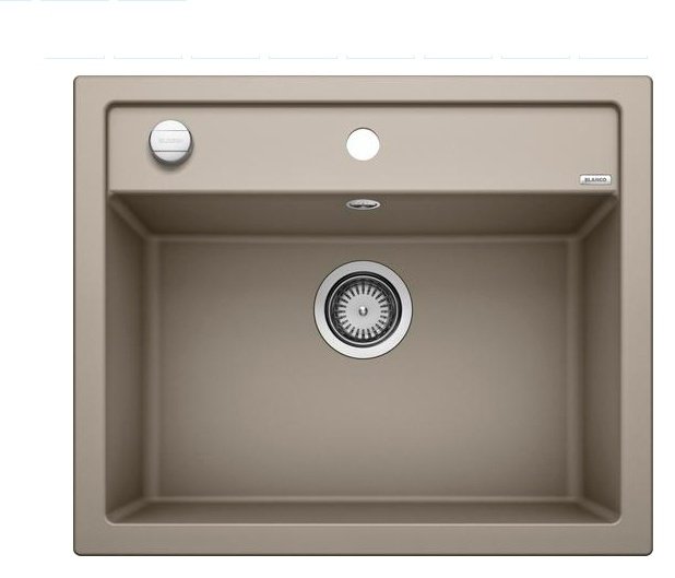 Кухонная мойка Blanco Dalago 6 61.5х51х19 см, искусственный камень, тон серый беж купить,NaN