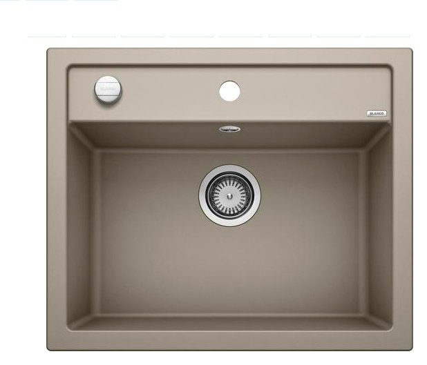 Кухонная мойка Blanco Dalago 6 61.5х51х19 см, искусственный камень, тон серый беж купить,NaN