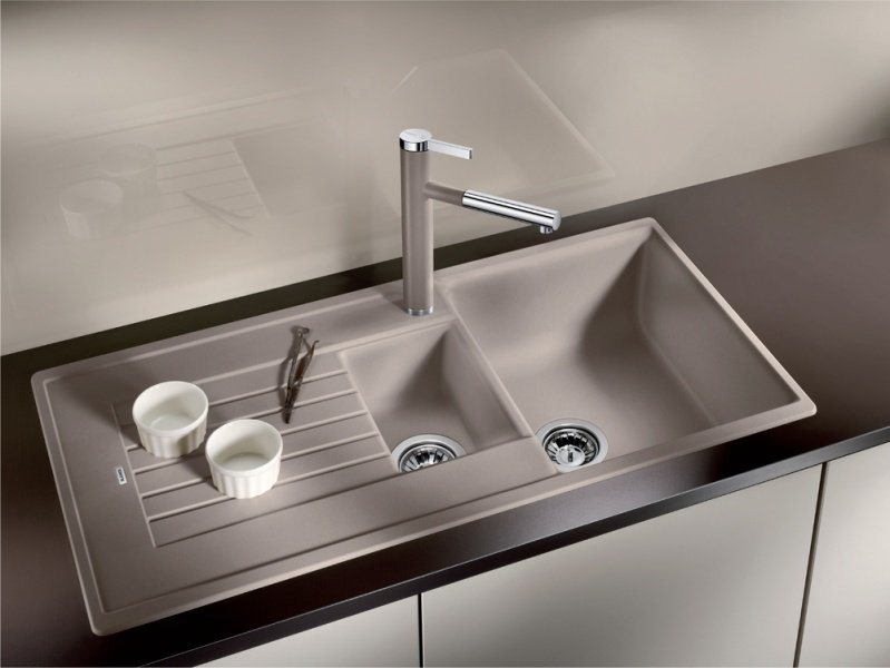 Кухонная мойка Blanco Zia 6 S 100х50х19 см, искусственный камень, тон кофе купить,293674
