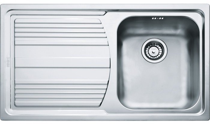 Кухонная мойка Franke Logica Line LLX 611 79х50х20 см, сталь, тон серебристый