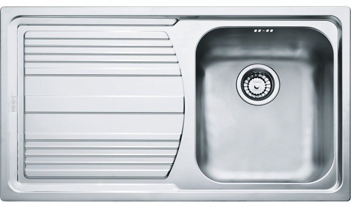 Кухонная мойка Franke Logica Line LLX 611 79х50х20 см, сталь, тон серебристый