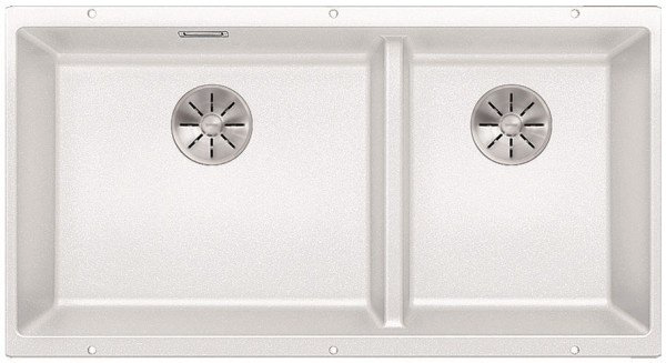 Кухонная мойка Blanco Subline 480-320-U 85.5х46х20 см, искусственный гранит, тон белый