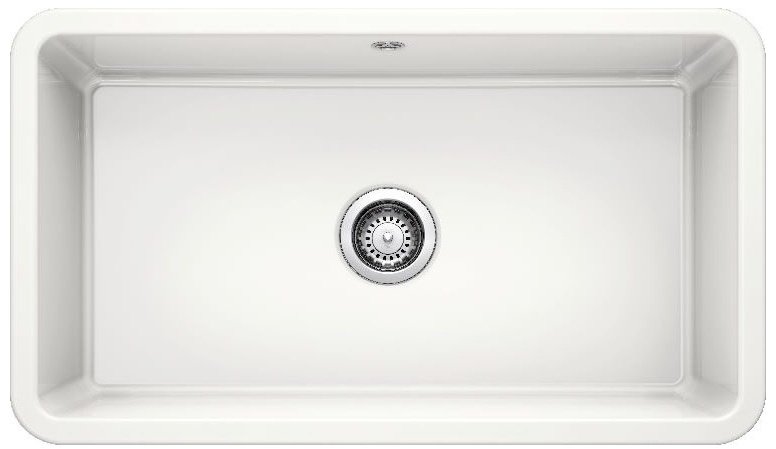 Кухонная мойка Blanco Villae Farmhouse Single 79.5х46х20 см, керамика, тон белый купить,562523