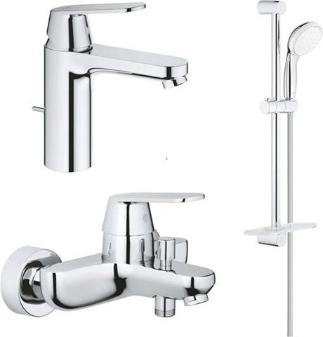 Смеситель для ванны Grohe Eurosmart Cosmopolitan 1000179, латунь, цвет хром купить,NaN
