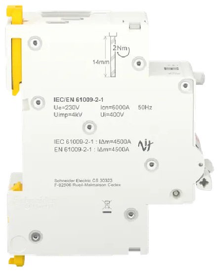 Дифференциальный автомат Schneider Electric C 25 30 мА класс AC купить,NaN