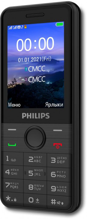 Мобильный телефон Philips Xenium E172 Black купить,NaN