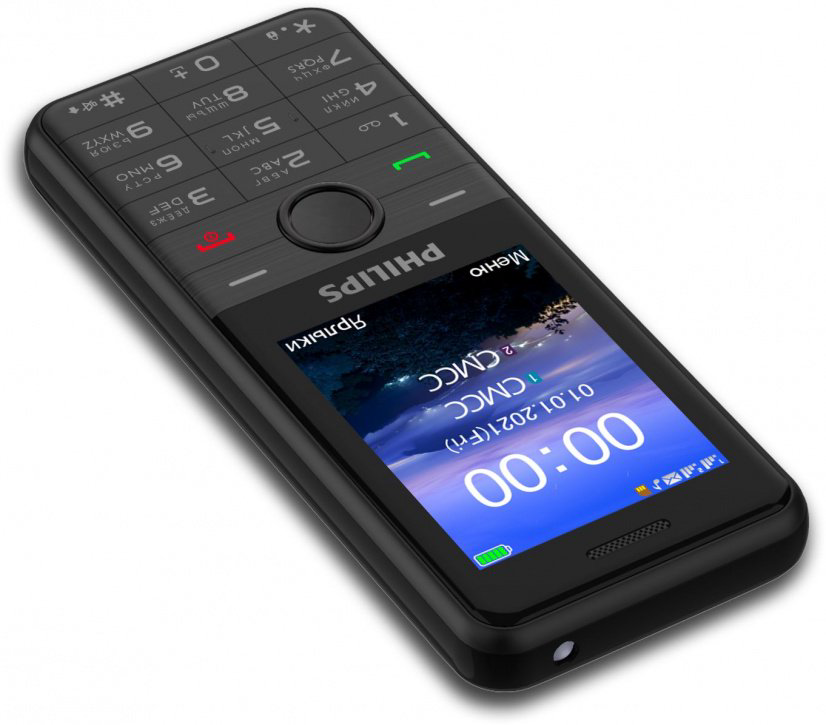 Мобильный телефон Philips Xenium E172 Black купить,NaN