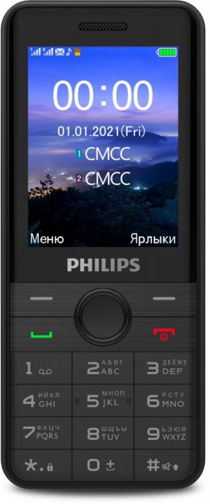 Мобильный телефон Philips Xenium E172 Black купить,NaN
