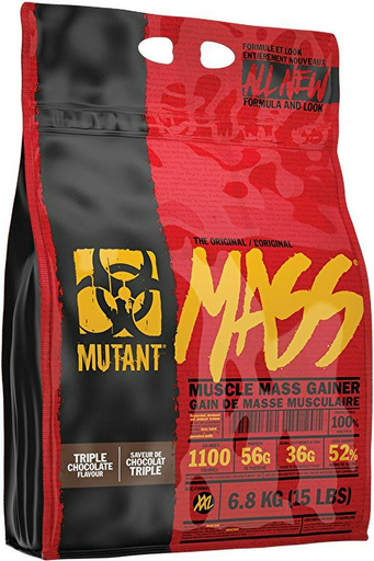 Гейнер Mutant Mass тройной шоколад 15lbs 6800гр
