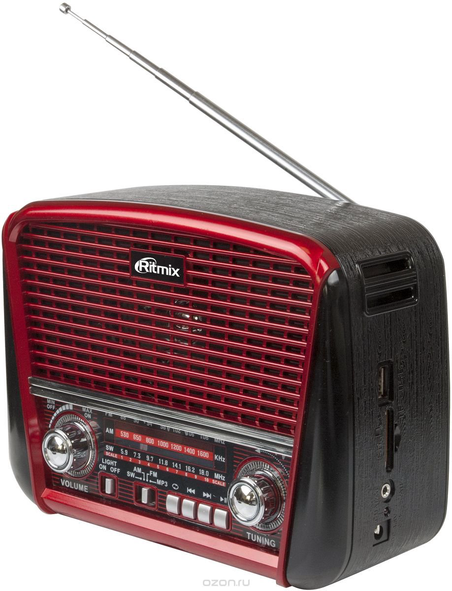 Радиоприемник Ritmix RPR-050 красный купить,NaN