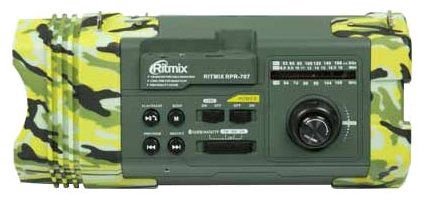 Радиоприемник Ritmix RPR-707 зеленый купить,NaN