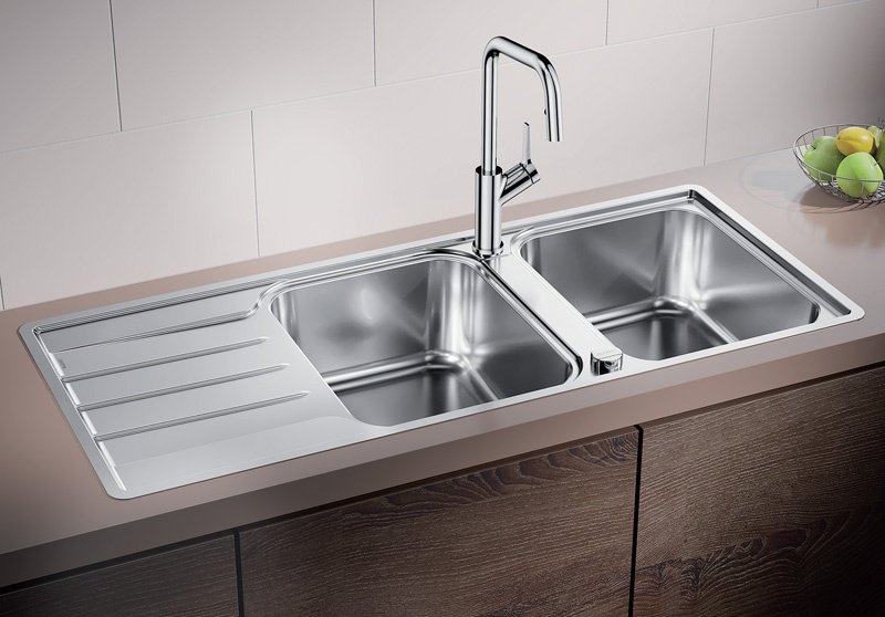 Кухонная мойка Blanco Lemis 8S-IF (523037) 116х50х20.5 см, нержавеющая сталь, тон серебристый металлик - ForteMarket Кухонная мойка Blanco Lemis 8S-IF (523037) 116х50х20.5 см, нержавеющая сталь, тон серебристый металлик купить,196098