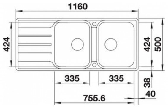 Кухонная мойка Blanco Lemis 8S-IF (523037) 116х50х20.5 см, нержавеющая сталь, тон серебристый металлик - ForteMarket Кухонная мойка Blanco Lemis 8S-IF (523037) 116х50х20.5 см, нержавеющая сталь, тон серебристый металлик купить,196098