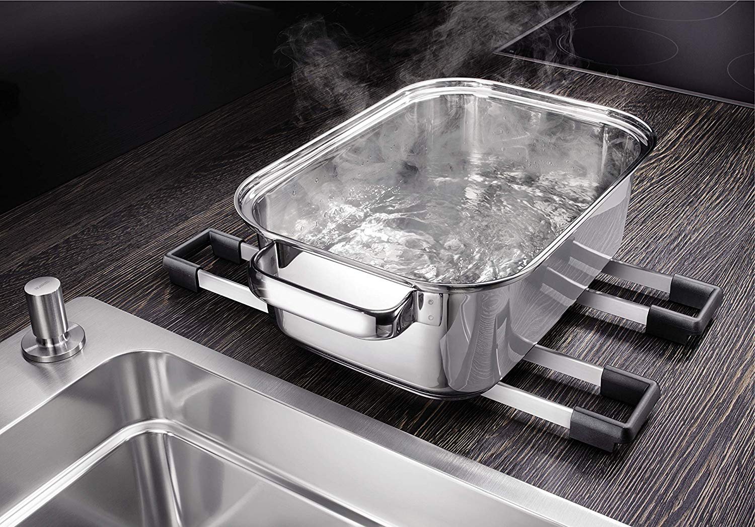 Кухонная мойка Blanco Etagon 500-IF/A (521748) 54х50х19 см, нержавеющая сталь, тон серый металлик - ForteMarket Кухонная мойка Blanco Etagon 500-IF/A (521748) 54х50х19 см, нержавеющая сталь, тон серый металлик купить,402339