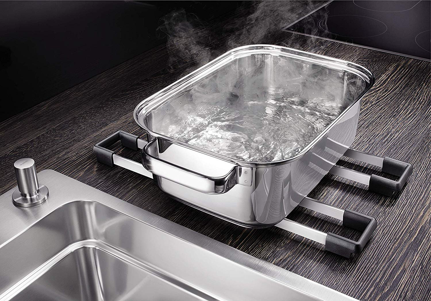 Кухонная мойка Blanco Etagon 500-IF/A (521748) 54х50х19 см, нержавеющая сталь, тон серый металлик - ForteMarket Кухонная мойка Blanco Etagon 500-IF/A (521748) 54х50х19 см, нержавеющая сталь, тон серый металлик купить,402339