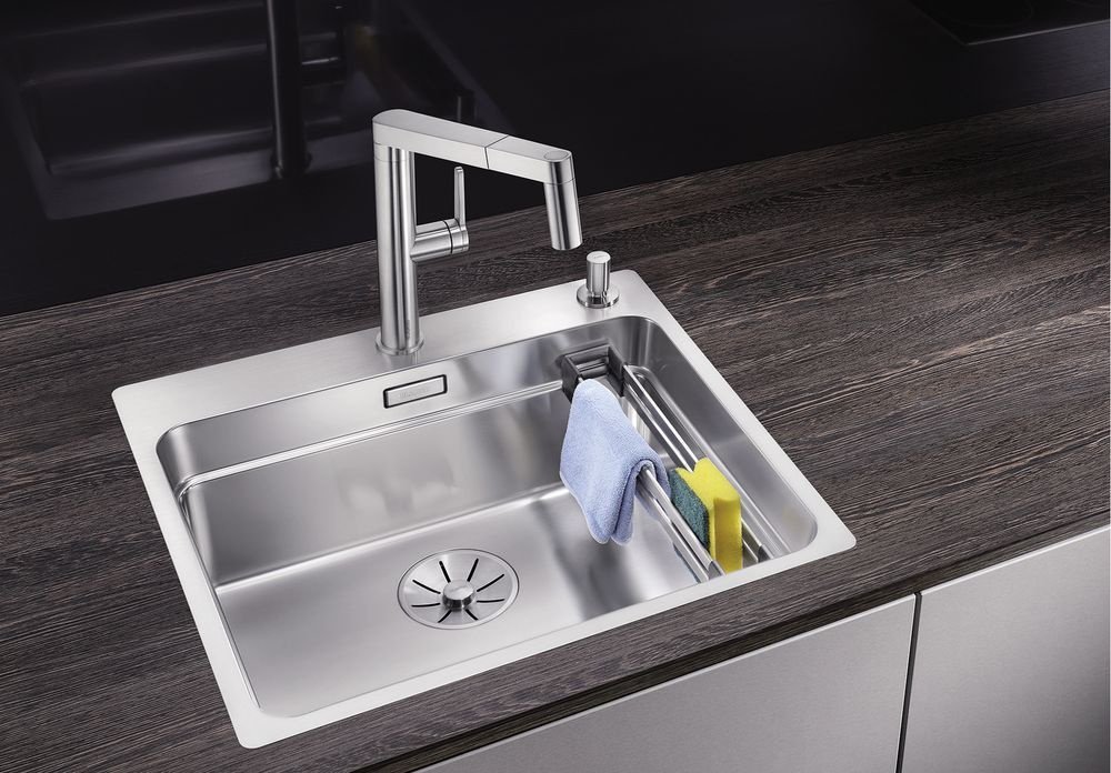Кухонная мойка Blanco Etagon 500-IF/A (521748) 54х50х19 см, нержавеющая сталь, тон серый металлик - ForteMarket Кухонная мойка Blanco Etagon 500-IF/A (521748) 54х50х19 см, нержавеющая сталь, тон серый металлик купить,402339