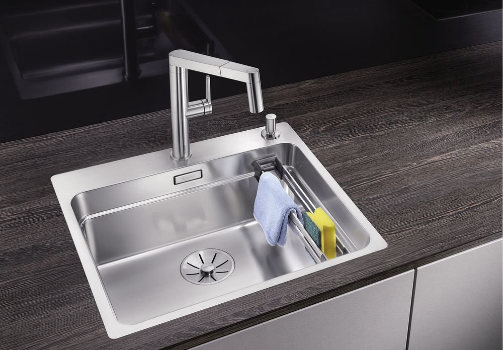 Кухонная мойка Blanco Etagon 500-IF/A (521748) 54х50х19 см, нержавеющая сталь, тон серый металлик - ForteMarket Кухонная мойка Blanco Etagon 500-IF/A (521748) 54х50х19 см, нержавеющая сталь, тон серый металлик купить,402339
