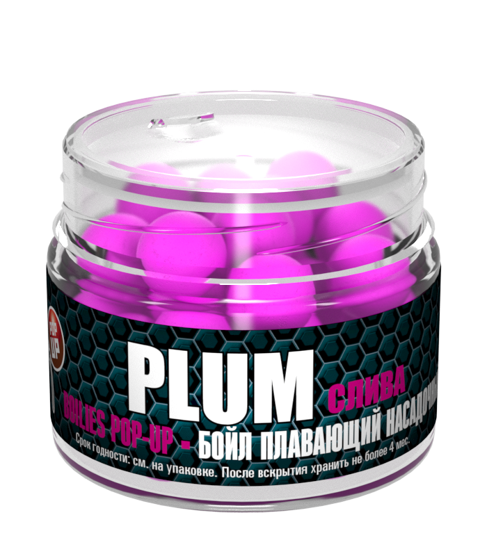 Бойлы Sonik Baits Fluo Pop-Ups Plum слива 14 мм 90 мл сиреневые флюоресцентные купить,NaN