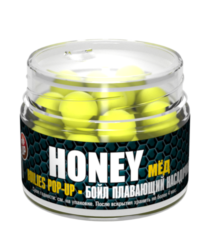Бойлы Sonik Baits Pop-Ups Honey Fluo мёд 14 мм 90 мл желтые флюоресцентные купить,NaN