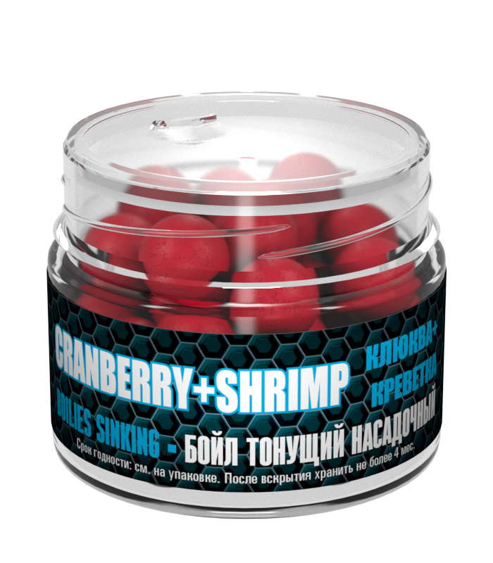 Бойлы тонущие Sonik Baits Crenberry Shrimp клюква креветка 14 мм 90 мл бордовые купить,NaN