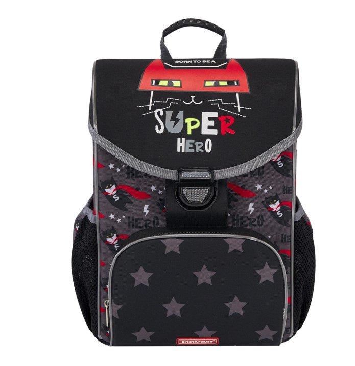Рюкзак ErichKrause ErgoLine Super Hero 48334 черный купить,NaN