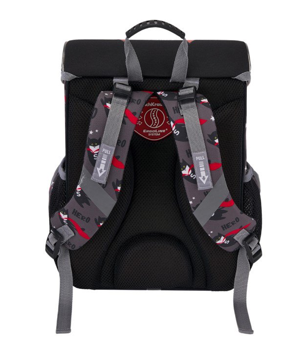 Рюкзак ErichKrause ErgoLine Super Hero 48334 черный купить,NaN
