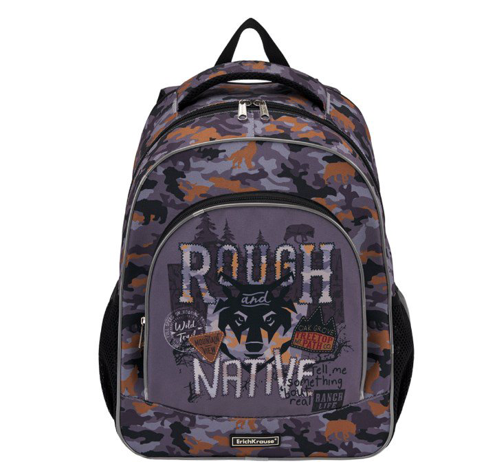 Рюкзак ErichKrause ErgoLine Rough Native  48344 серый купить,NaN