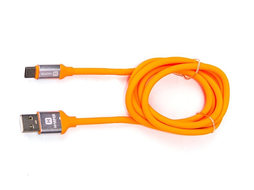 Кабель Harper micro USB Type-C SCH-730 1м оранжевый купить,NaN