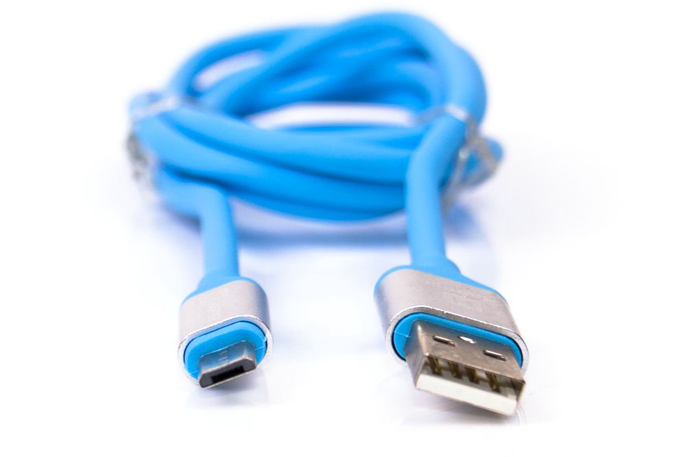 Кабель Harper micro USB SCH-330 1м голубой купить,NaN