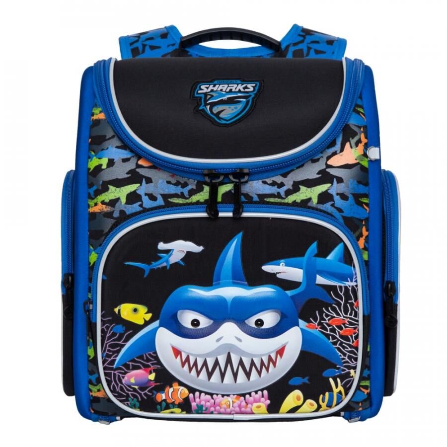 Рюкзак   Grizzly Sharks  RAr-081-3/1  синий купить,NaN