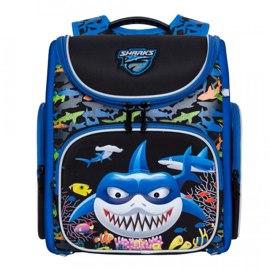 Рюкзак   Grizzly Sharks  RAr-081-3/1  синий купить,NaN